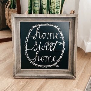 hobby lobby | rustic wood home sweet home sign